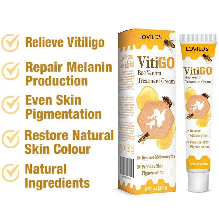 LOVILDS⢠BeeVenom Vitiligo Treatment Cream