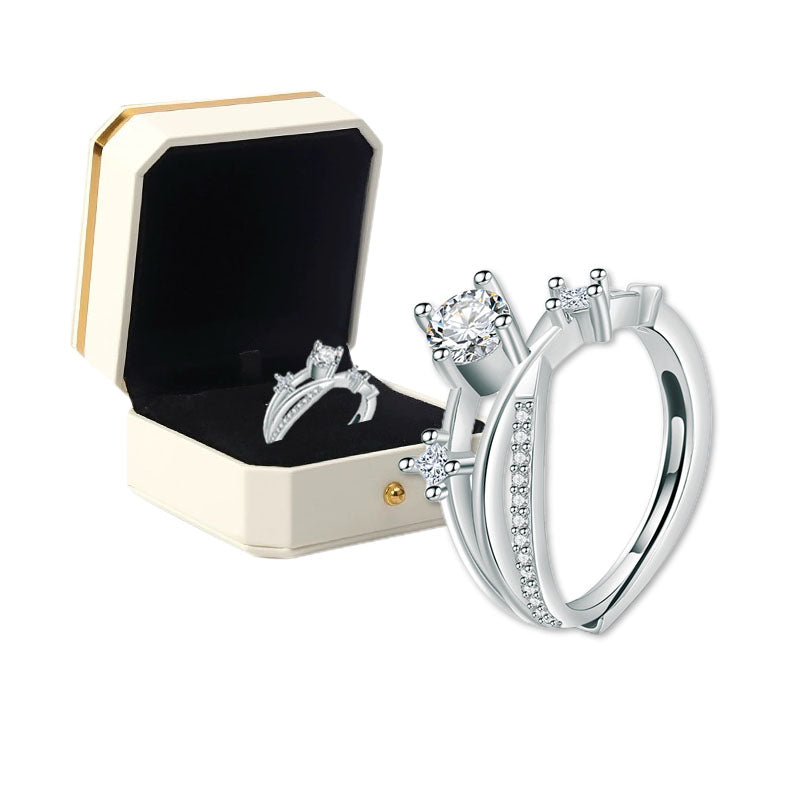 (🔥LAST DAY SALE-80% OFF)DIYSTAR Diamond Magnetology Lymphvity Ring