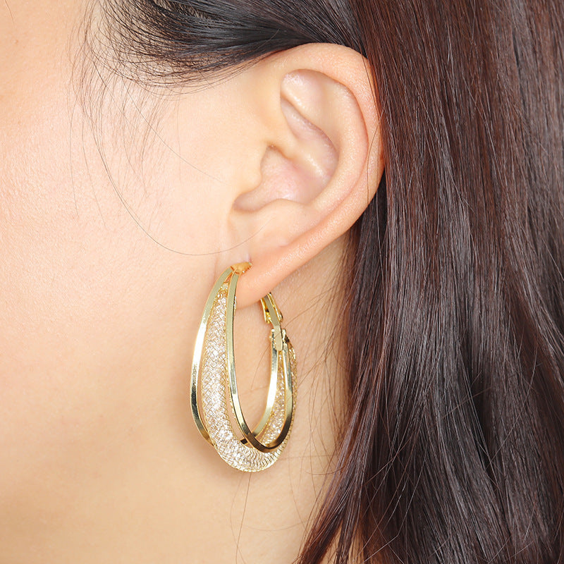 (🔥LAST DAY SALE-80% OFF) Lymphatic fashion Oval Earrings