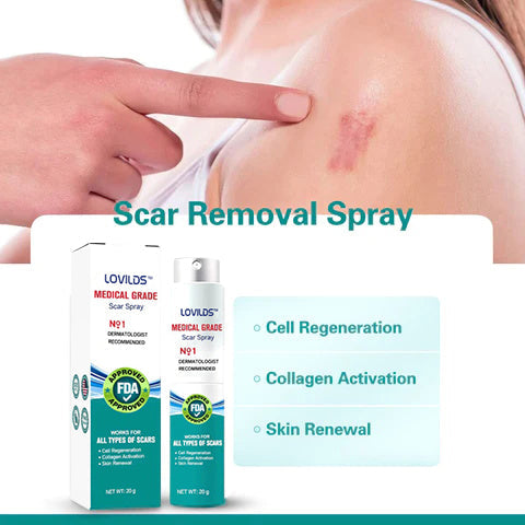 ❤️LOVILDS™ Advanced Scar Spray For All Types of Scars - For example Acne Scars, Surgical Scars and Stretch Marks ⚡️⚡️⚡️