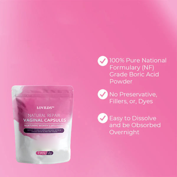 LOVILDS™ Instant Itch Relief & Natural Detox & Firming Repair & Pink and Tender Natural Capsules🥥🥥