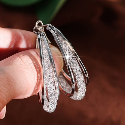 （🔥LAST DAY SALE-80% OFF) Lymphatic fashion Oval Earrings