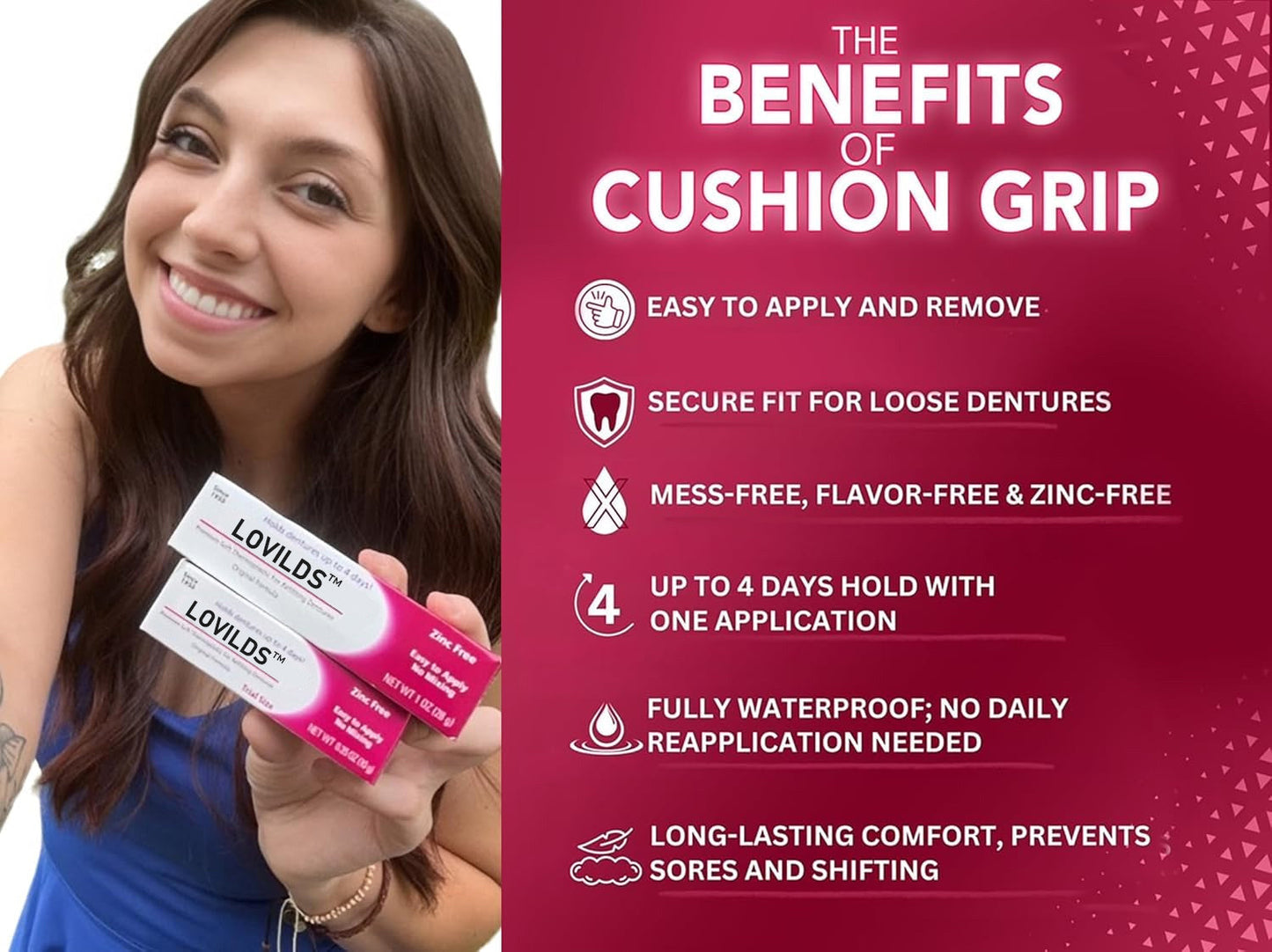🦷BUY 1 GET 1 FREE🎁LOVILDS™Thermoplastic Denture Adhesive-Official Brand Store