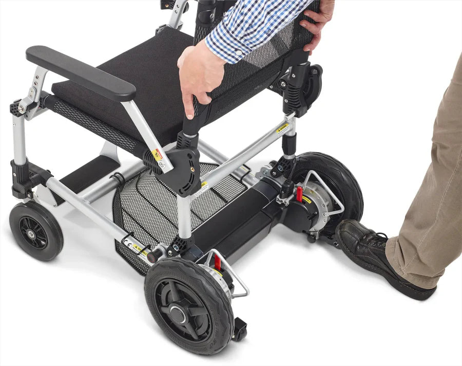 🔥Almost sold out⚡ Folding Power Chair Left- or Right-handed Control✨✅450-lb Weight Capacity