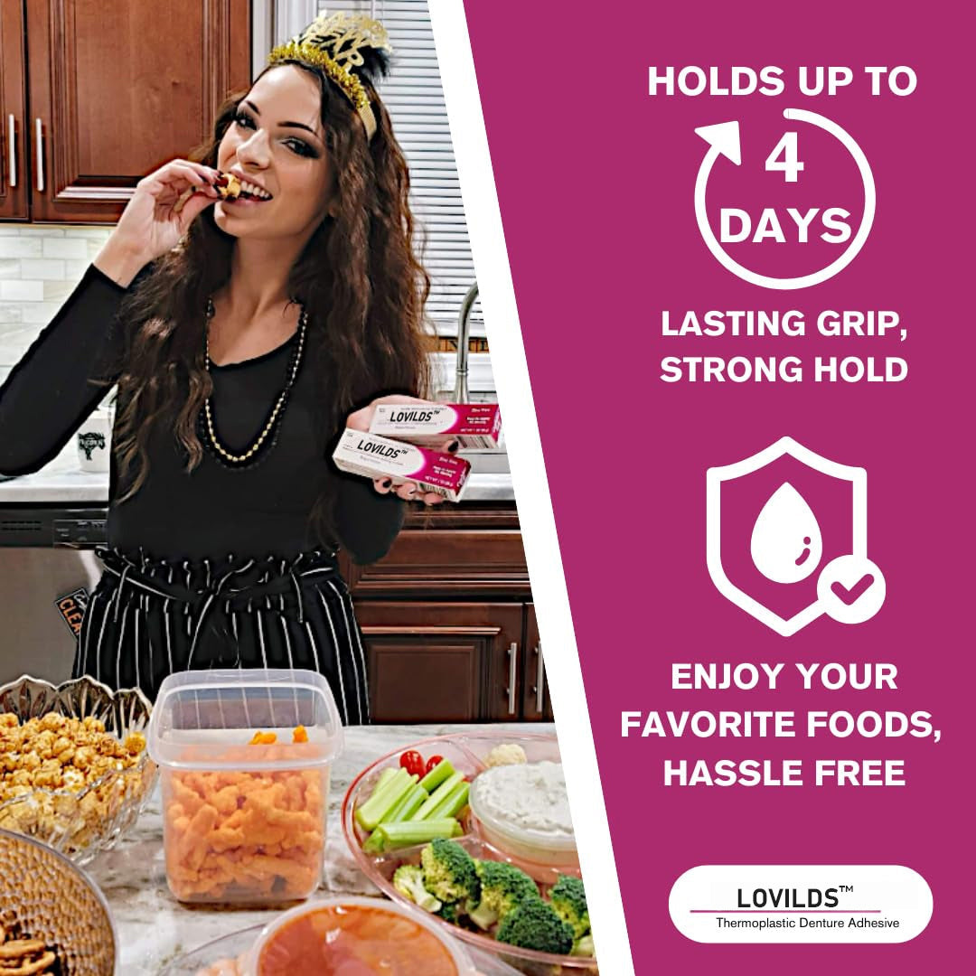 🦷BUY 1 GET 1 FREE🎁LOVILDS™Thermoplastic Denture Adhesive-Official Brand Store