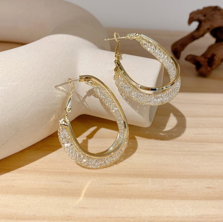 （🔥LAST DAY SALE-80% OFF) Lymphatic fashion Oval Earrings
