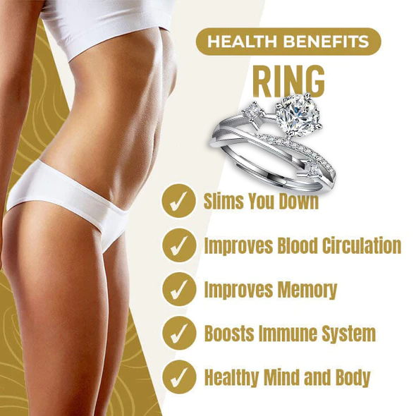 （🔥LAST DAY SALE-80% OFF)DIYSTAR Diamond Magnetology Lymphvity Ring