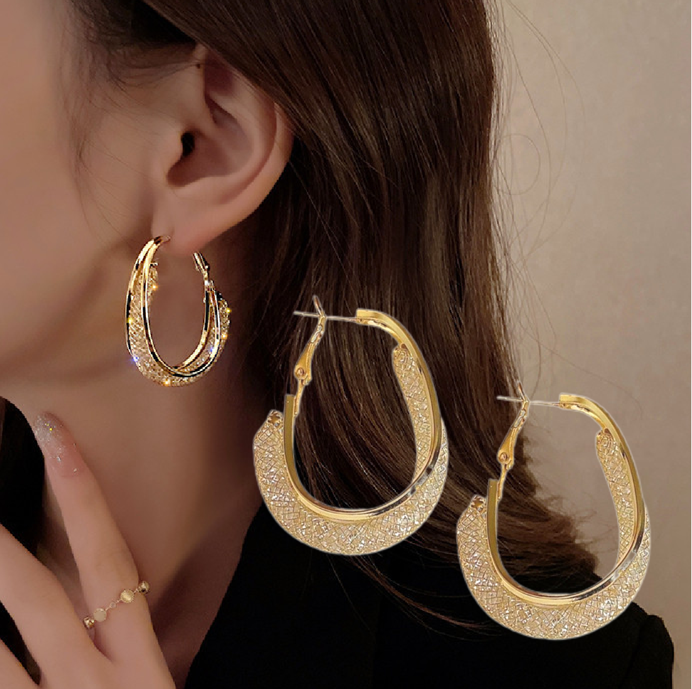 （🔥LAST DAY SALE-80% OFF) Lymphatic fashion Oval Earrings