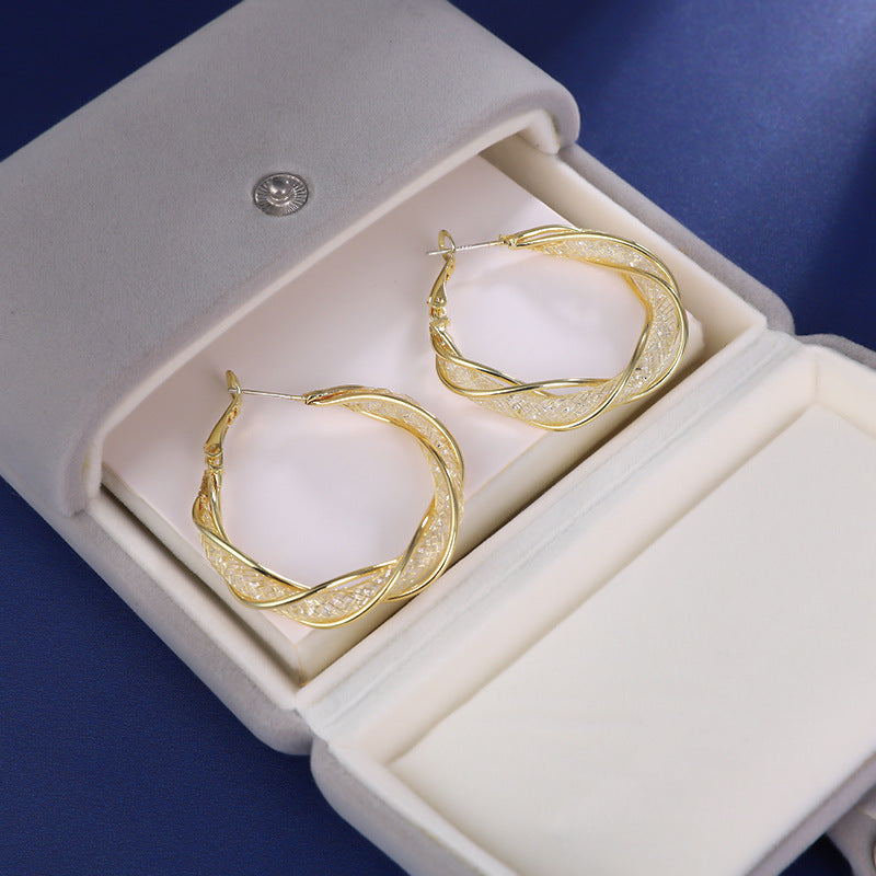 （🔥LAST DAY SALE-80% OFF)Histone Lymphatic activity hoop earrings