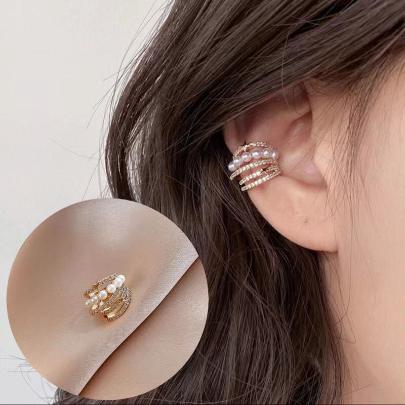 Lovilds™ Lymphvity Auriculotherapy White Onyx EarCuff（Limited time discount 🔥 last day）