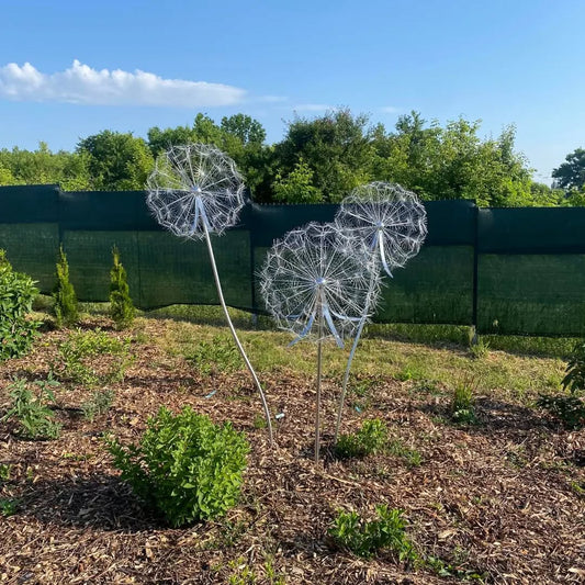 Large Metal Dandelion