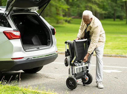 🔥Almost sold out⚡ Folding Power Chair Left- or Right-handed Control✨✅450-lb Weight Capacity