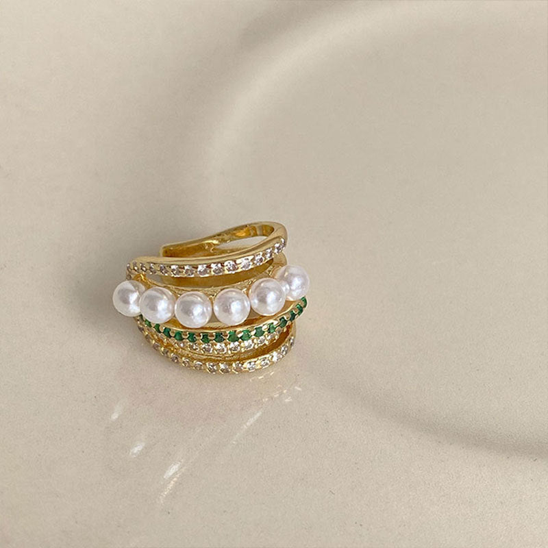 Lovilds™ Lymphvity Auriculotherapy White Onyx EarCuff（Limited time discount 🔥 last day）