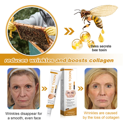🐝🎁Made and Shipped from USA✨LOVILDS™ Bee Toxin Wrinkle Removal Cream-🔥LAST DAY 70% OFF