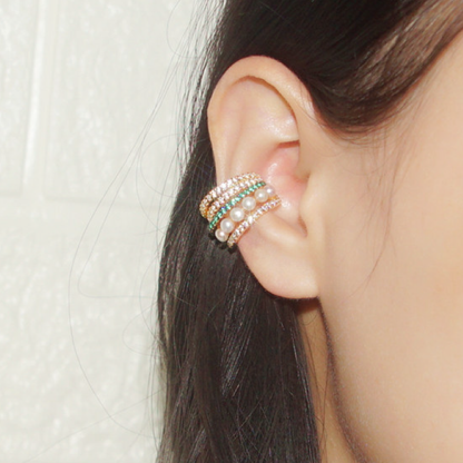 Lovilds™ Lymphvity Auriculotherapy White Onyx EarCuff（Limited time discount 🔥 last day）
