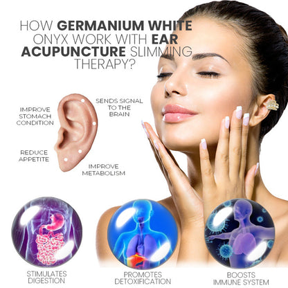 Lovilds™ Lymphvity Auriculotherapy White Onyx EarCuff（Limited time discount 🔥 last day）