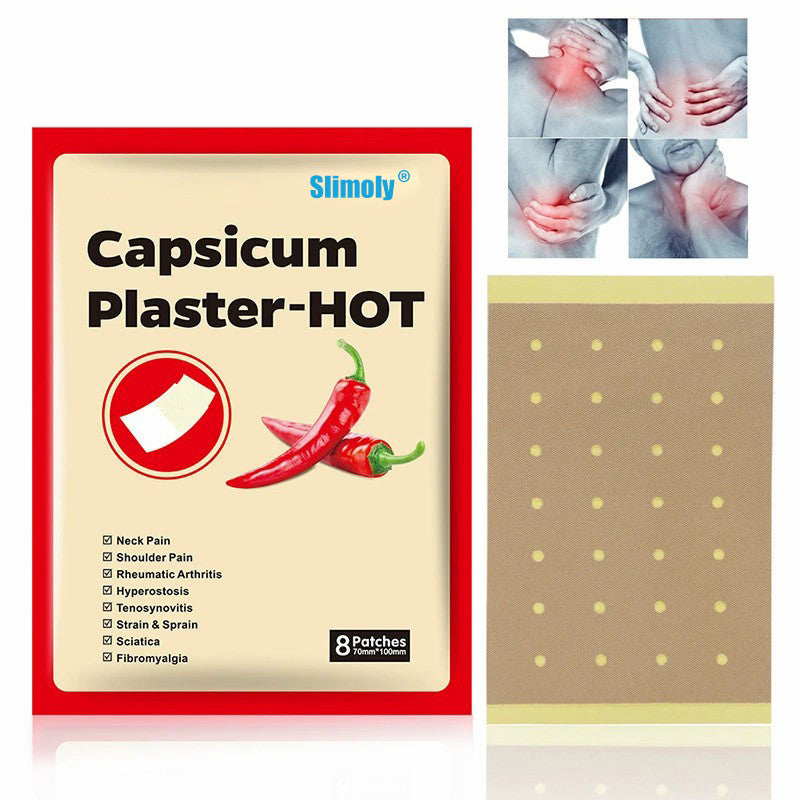 ✅Official Store: Slimoly® Capsicum Plaster-HOT for Arthritis Pain Relief and Soothing Therapy