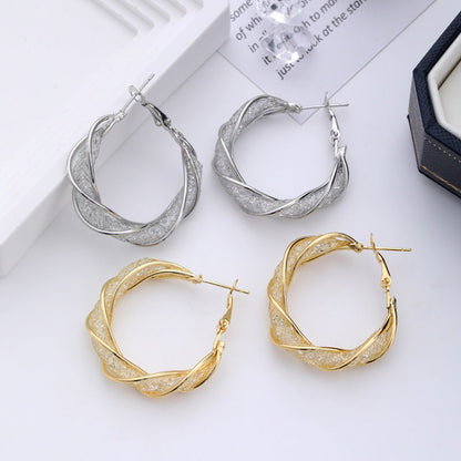 （🔥LAST DAY SALE-80% OFF)Histone Lymphatic activity hoop earrings