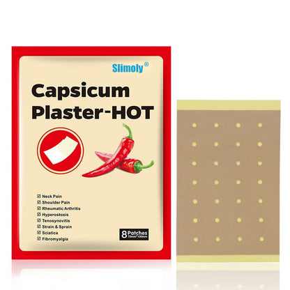 ✅Official Store: Slimoly® Capsicum Plaster-HOT for Arthritis Pain Relief and Soothing Therapy