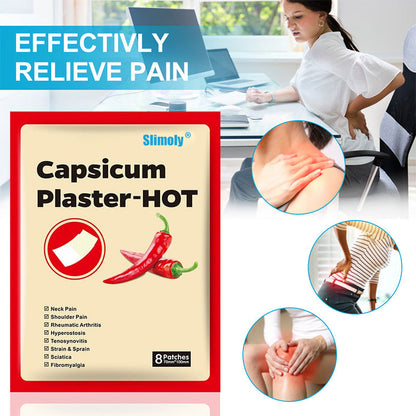 ✅Official Store: Slimoly® Capsicum Plaster-HOT for Arthritis Pain Relief and Soothing Therapy