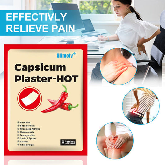 ✅Official Store: Slimoly® Capsicum Plaster-HOT for Arthritis Pain Relief and Soothing Therapy
