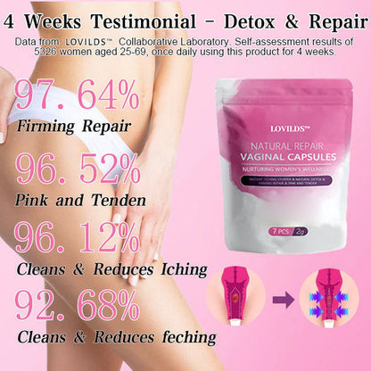LOVILDS™ Instant Itch Relief & Natural Detox & Firming Repair & Pink and Tender Natural Capsules🥥🥥