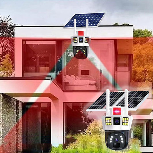 ❄️Winter Special 50% OFF🔥360° Smart Solar Surveillance Camera with Three-screen Monitoring✨